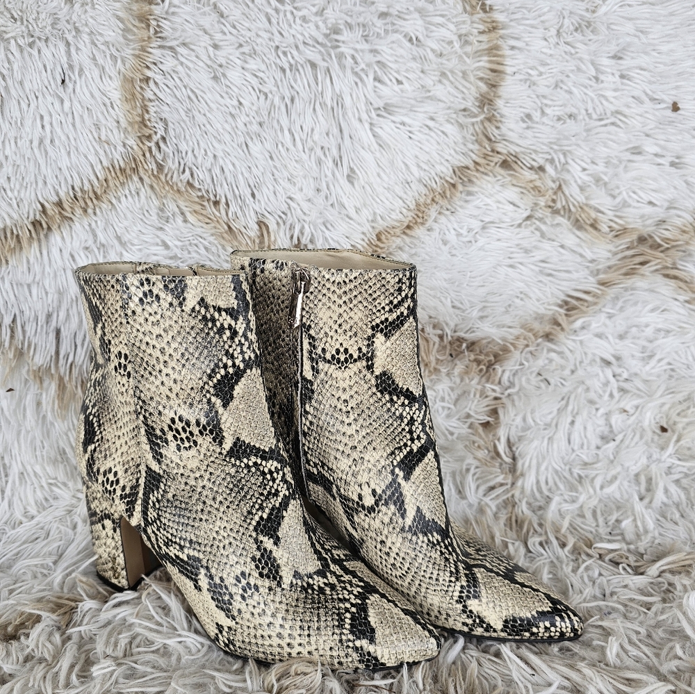 Sam Edelman Snakeskin Ankle Boots
